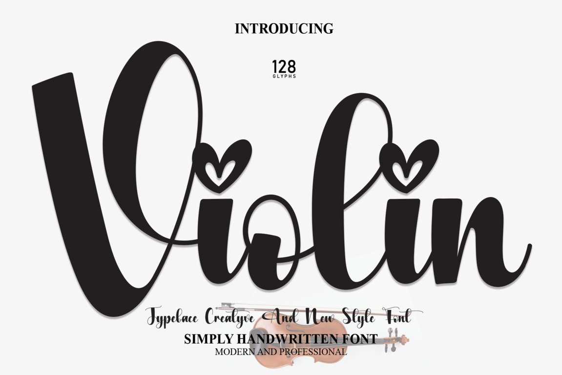 Violin | Script Font cover image.