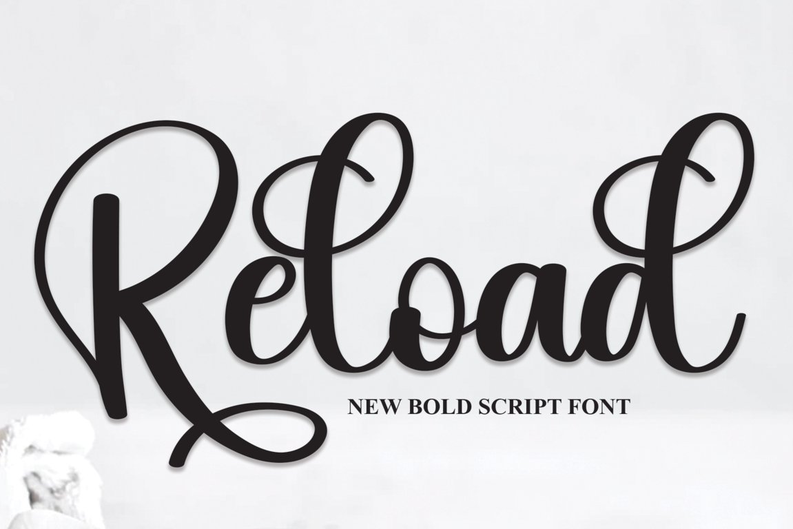 Reload | Script Font cover image.