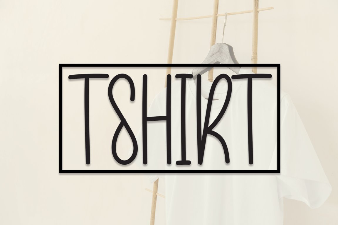 Tshirt | Script Font cover image.