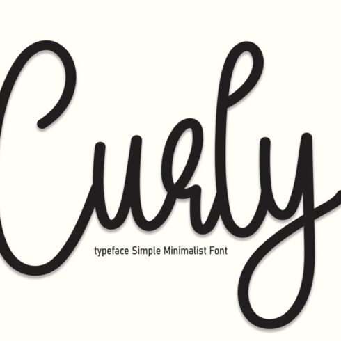 Curly | Script Font cover image.