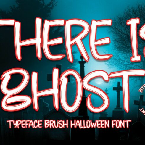 There Is Ghost | Script Font cover image.