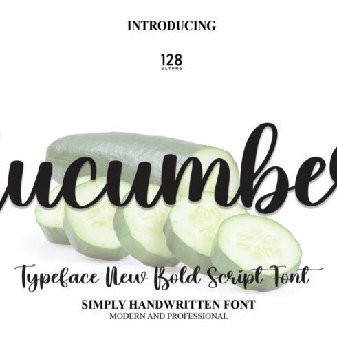 Cucumber | Script Font cover image.