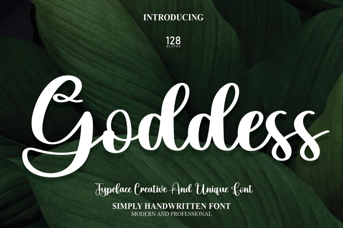 Goddess | Script Font cover image.