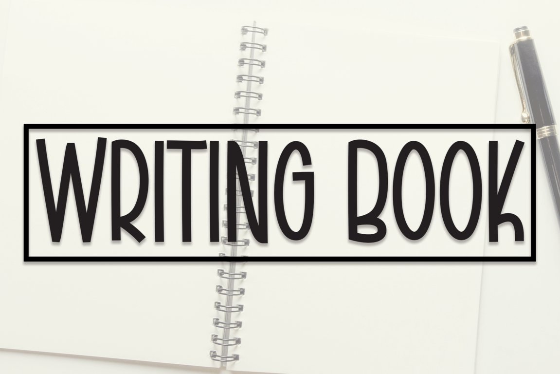 Writing Book | Script Font cover image.