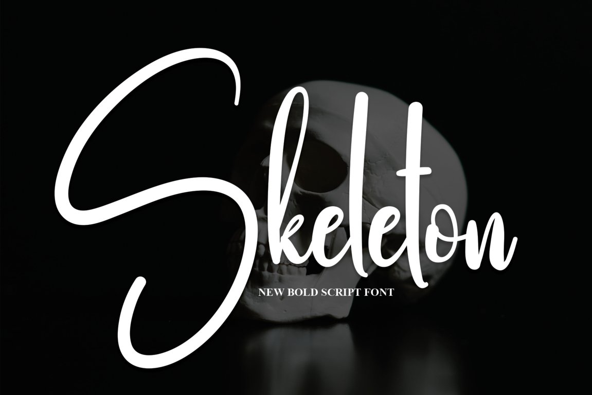 Skeleton | Script Font cover image.