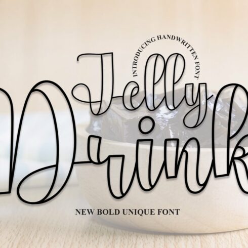 Jelly Drink | Script Font cover image.