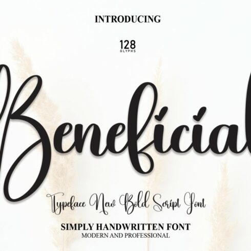 Beneficial | Script Font cover image.