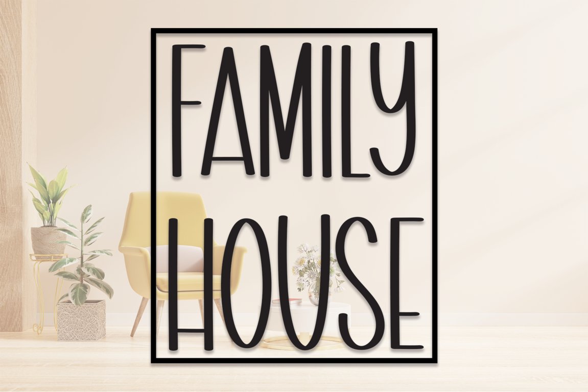 Family House | Script Font cover image.