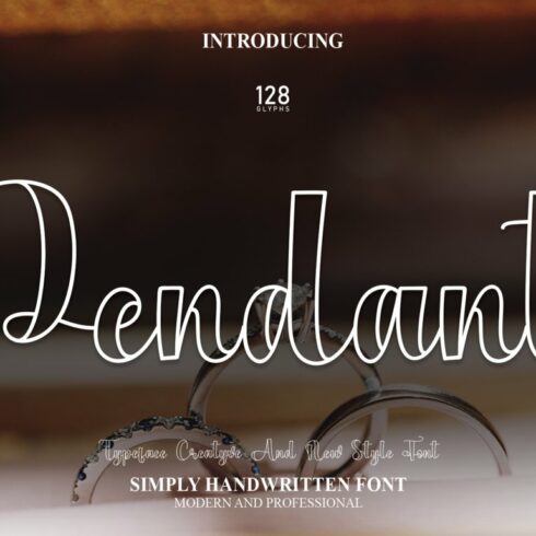 Pendant | Script Font cover image.