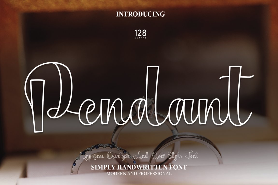 Pendant | Script Font cover image.