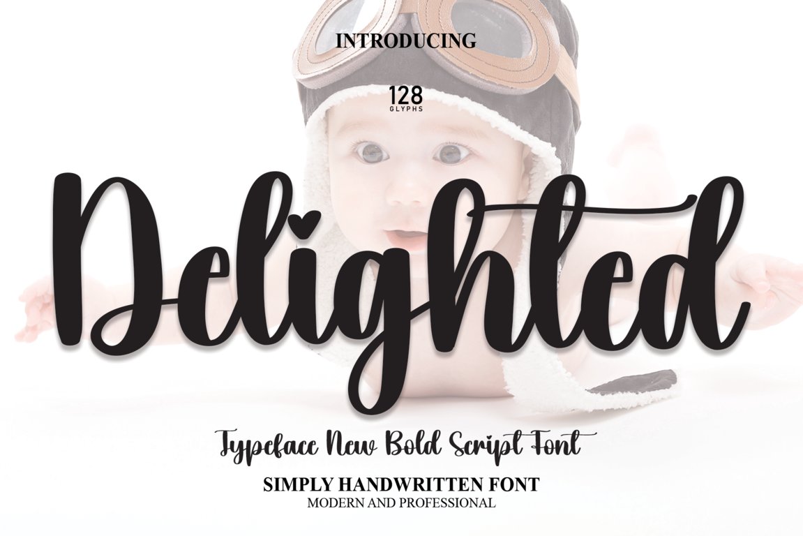 Delighted | Script Font cover image.