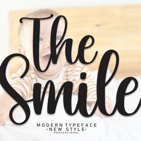 The Smile | Script Font cover image.