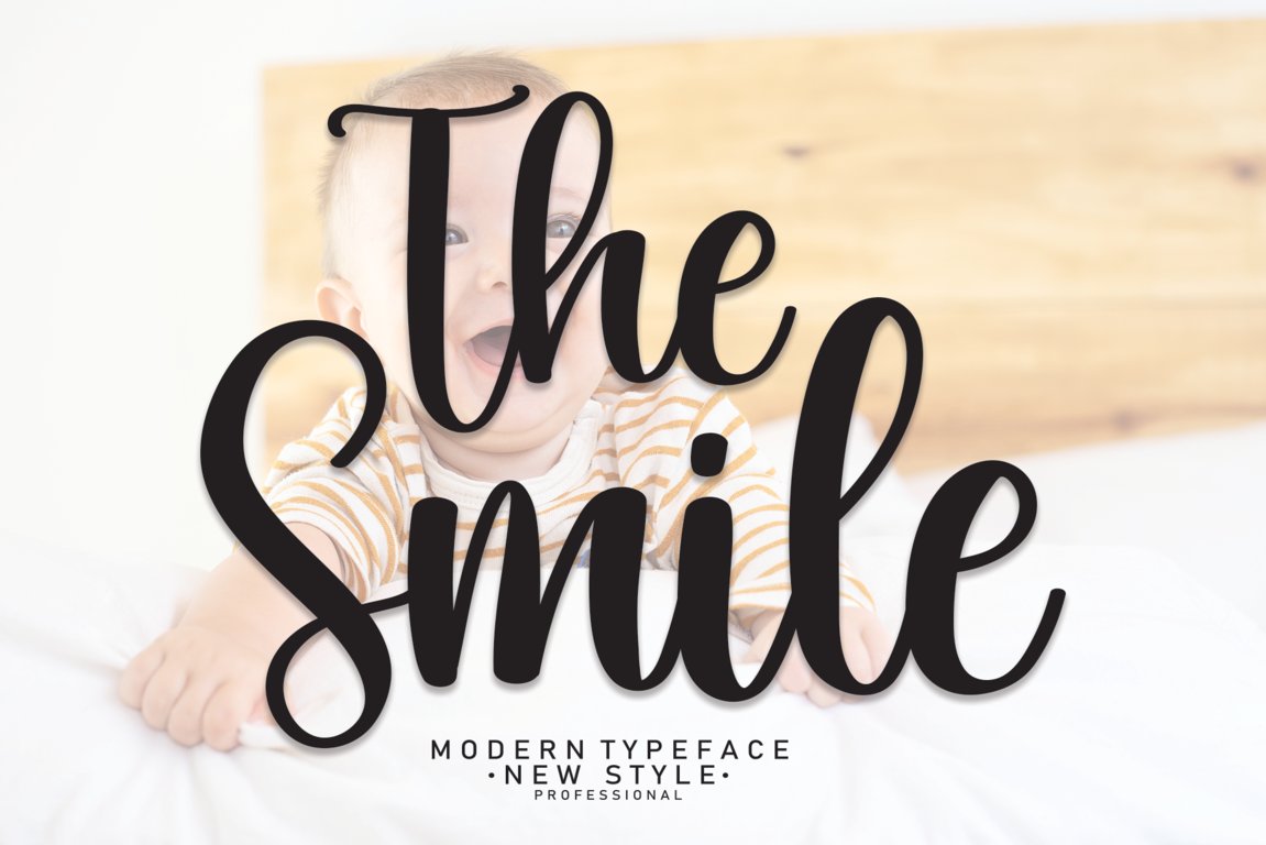 The Smile | Script Font cover image.