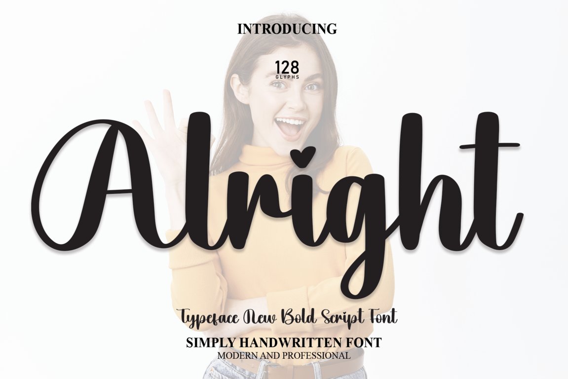 Alright | Script Font cover image.