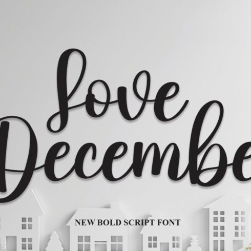 Love December | Script Font cover image.