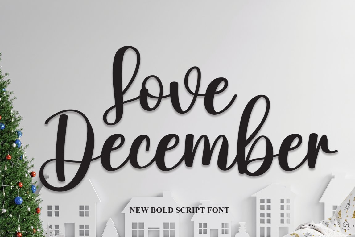 Love December | Script Font cover image.