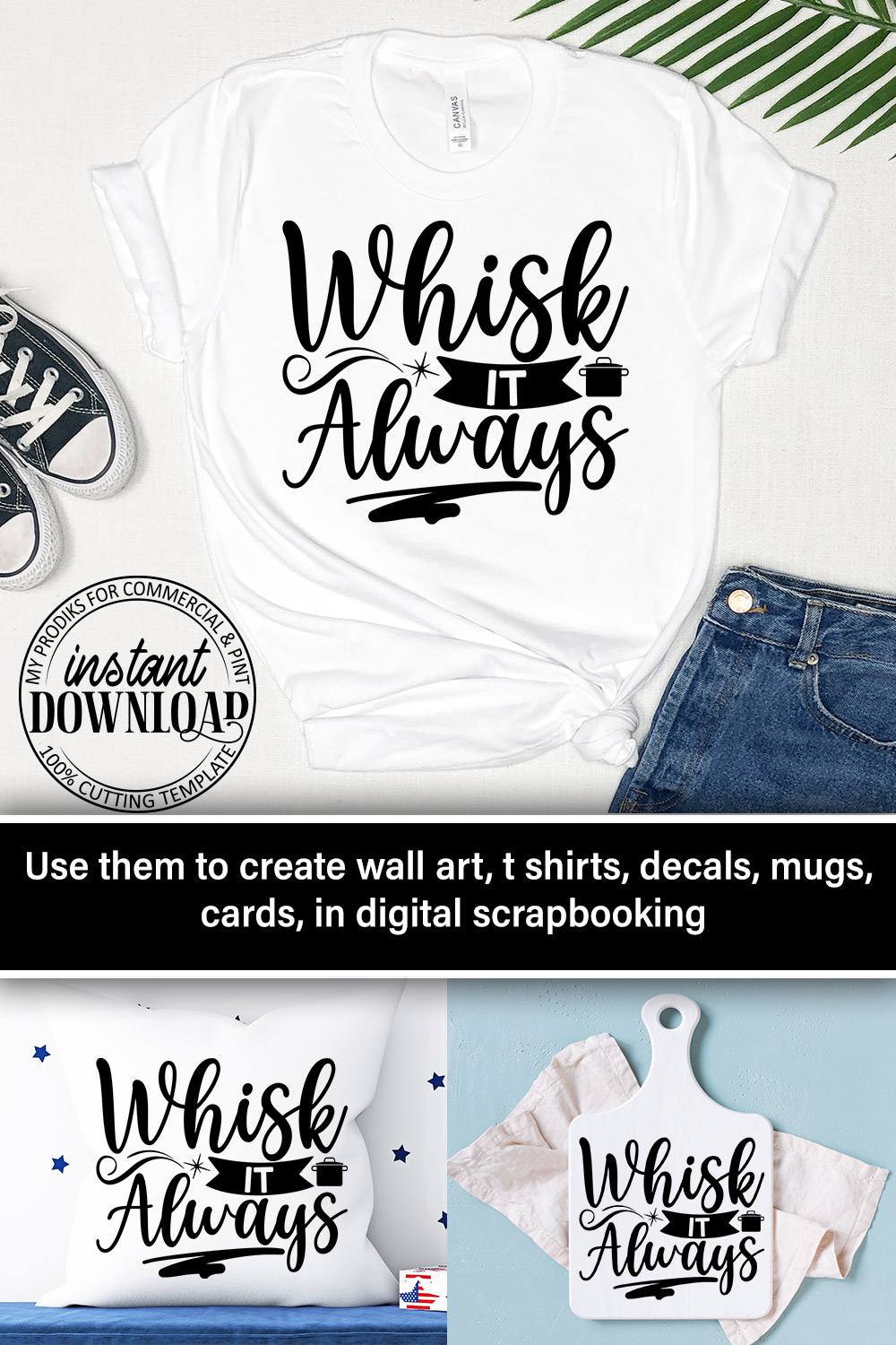 cooking - Whisk it always pinterest preview image.