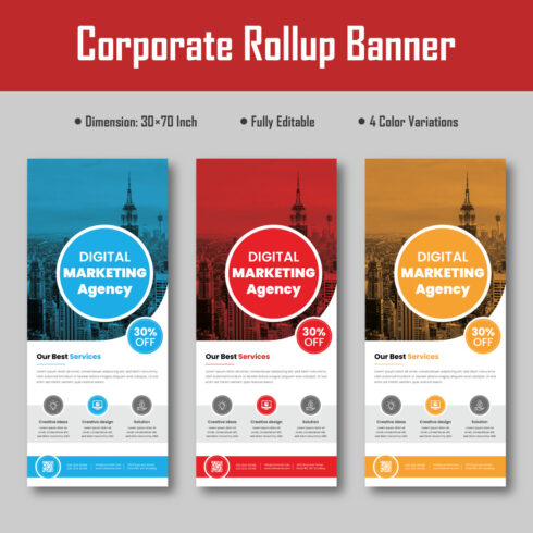 Corporate Roll Up Banner cover image.