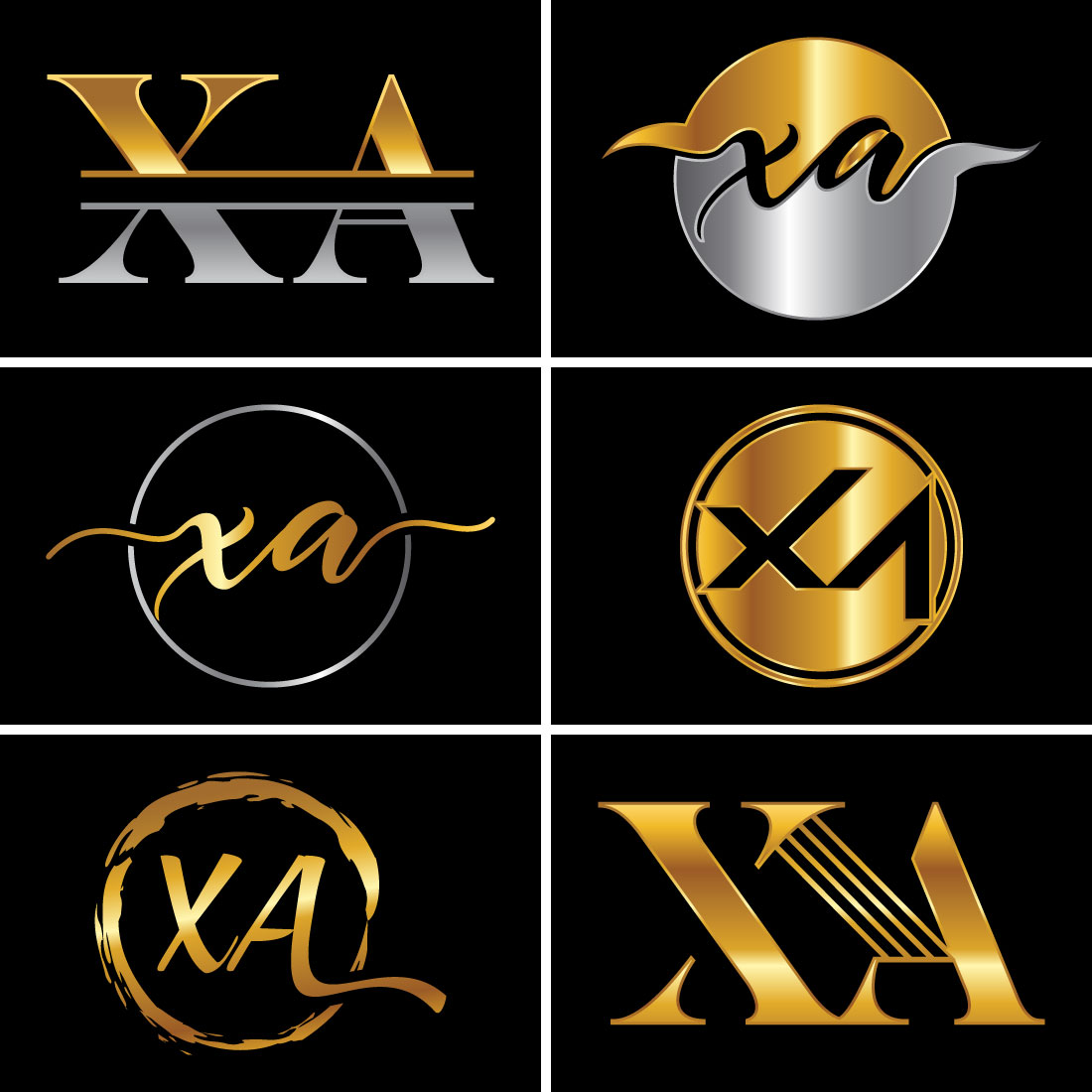 Initial Letter X A Logo Design Vector Template. Graphic Alphabet Symbol ...