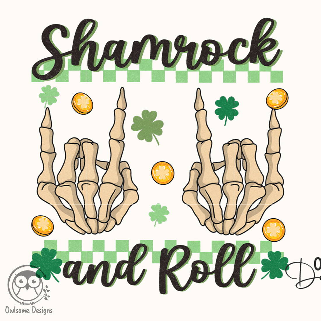Shamrock And Roll Patricks Day cover image.