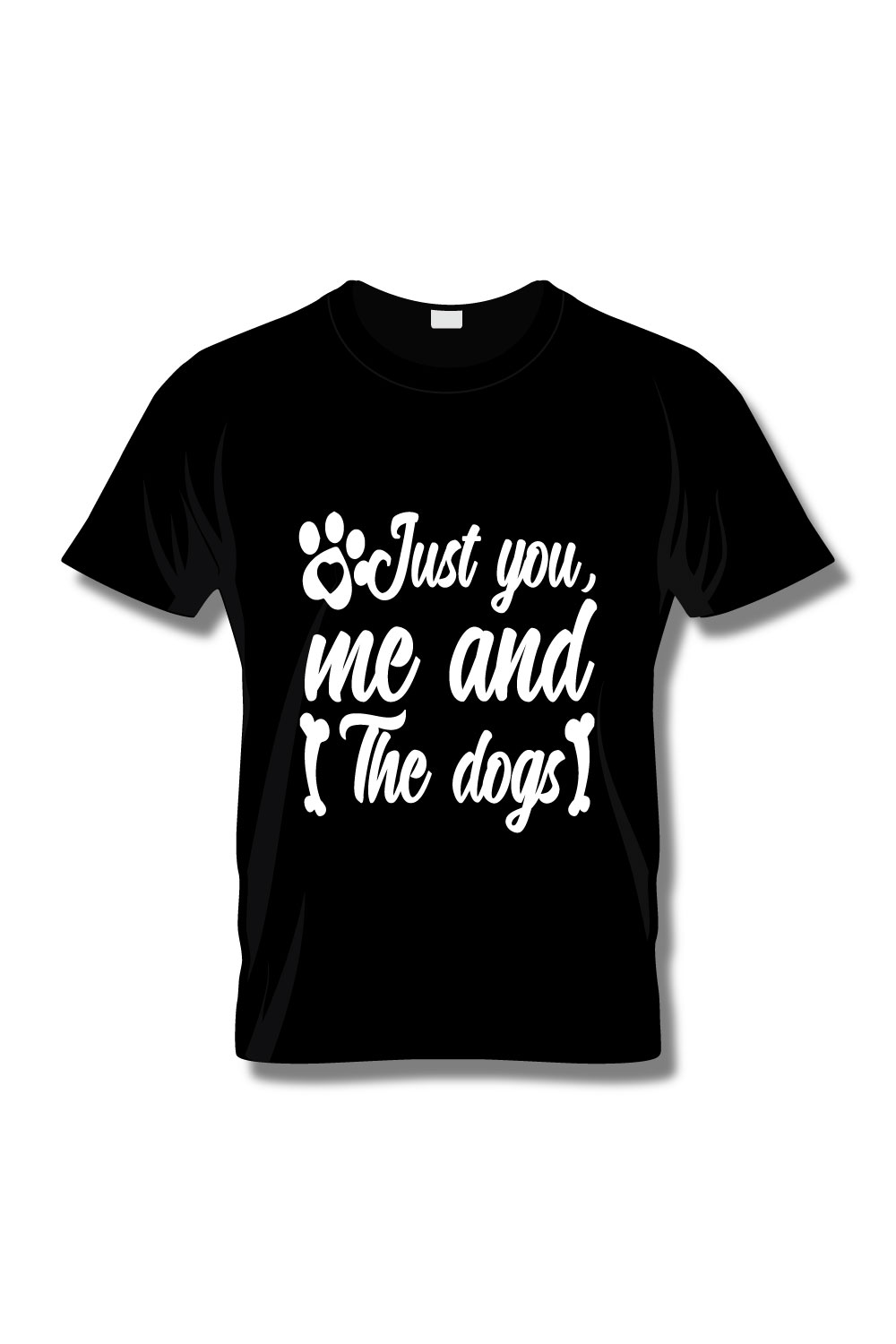 Dog Lover T-Shirt Design pinterest preview image.