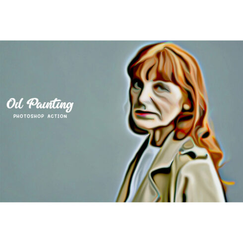 Oil Painting Photoshop Action cover image.
