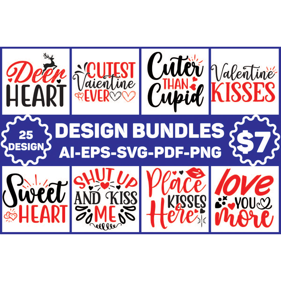 Valentine Designs Bundle cover image.