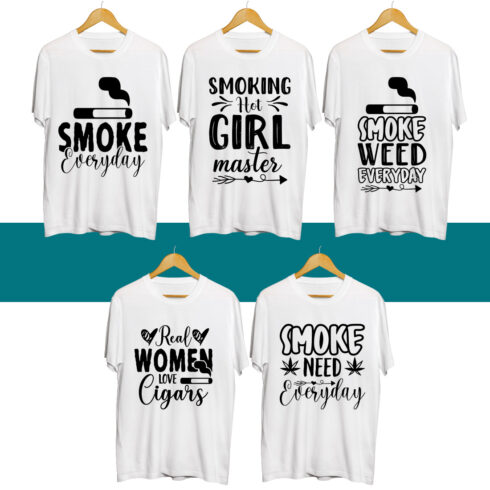 American Smokout SVG T Shirt Designs Bundle cover image.