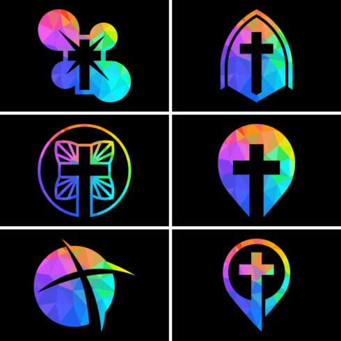 Church logo Christian sign symbols The Cross of Jesus cover image.