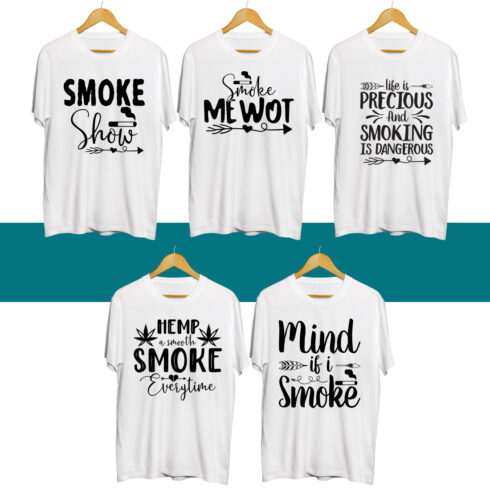 American Smokout SVG T Shirt Designs Bundle cover image.