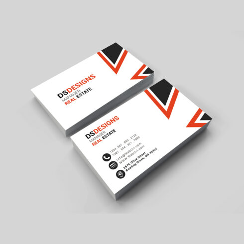 Real estate business card design in just 6$ cover image.