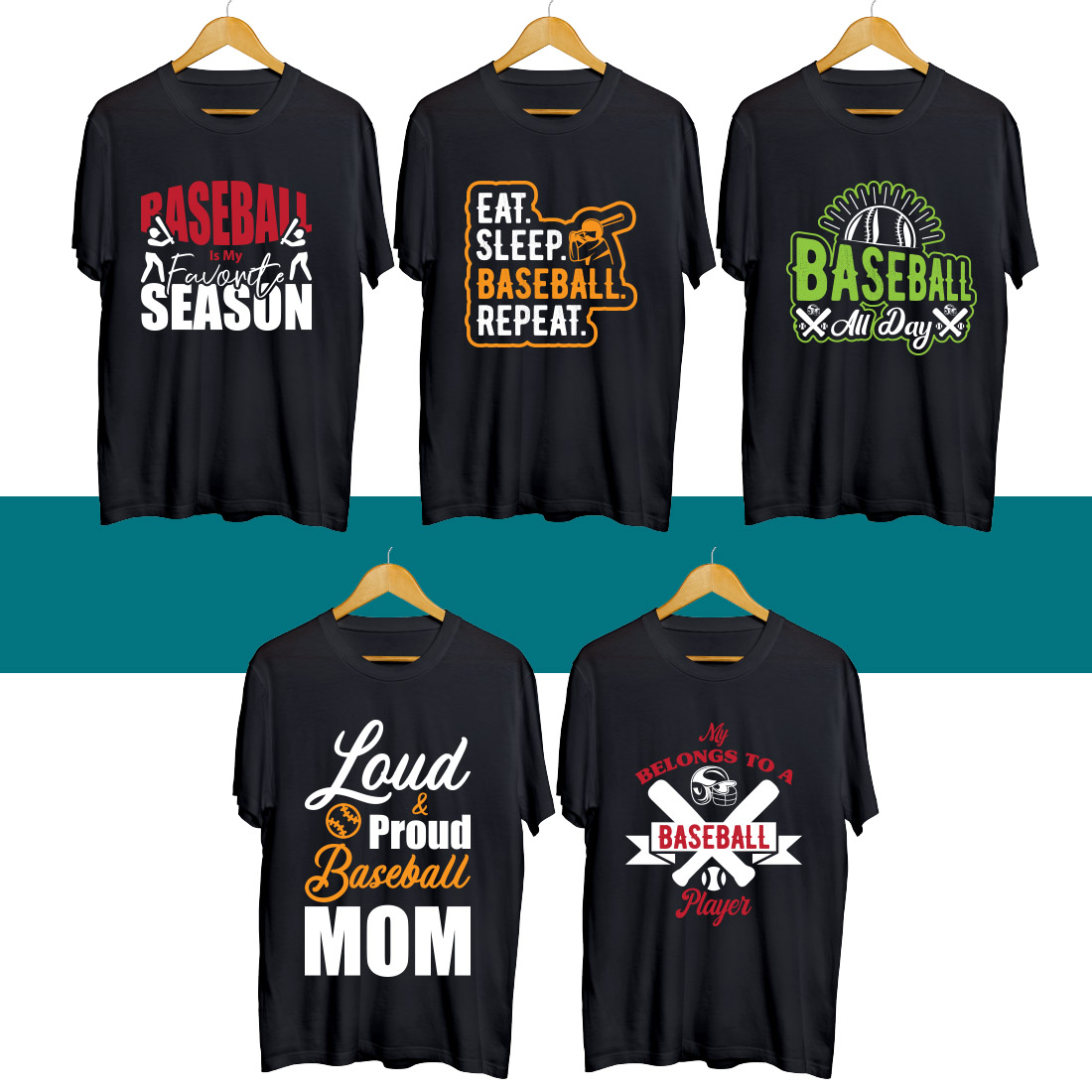 Baseball SVG T Shirt Designs Bundle - MasterBundles