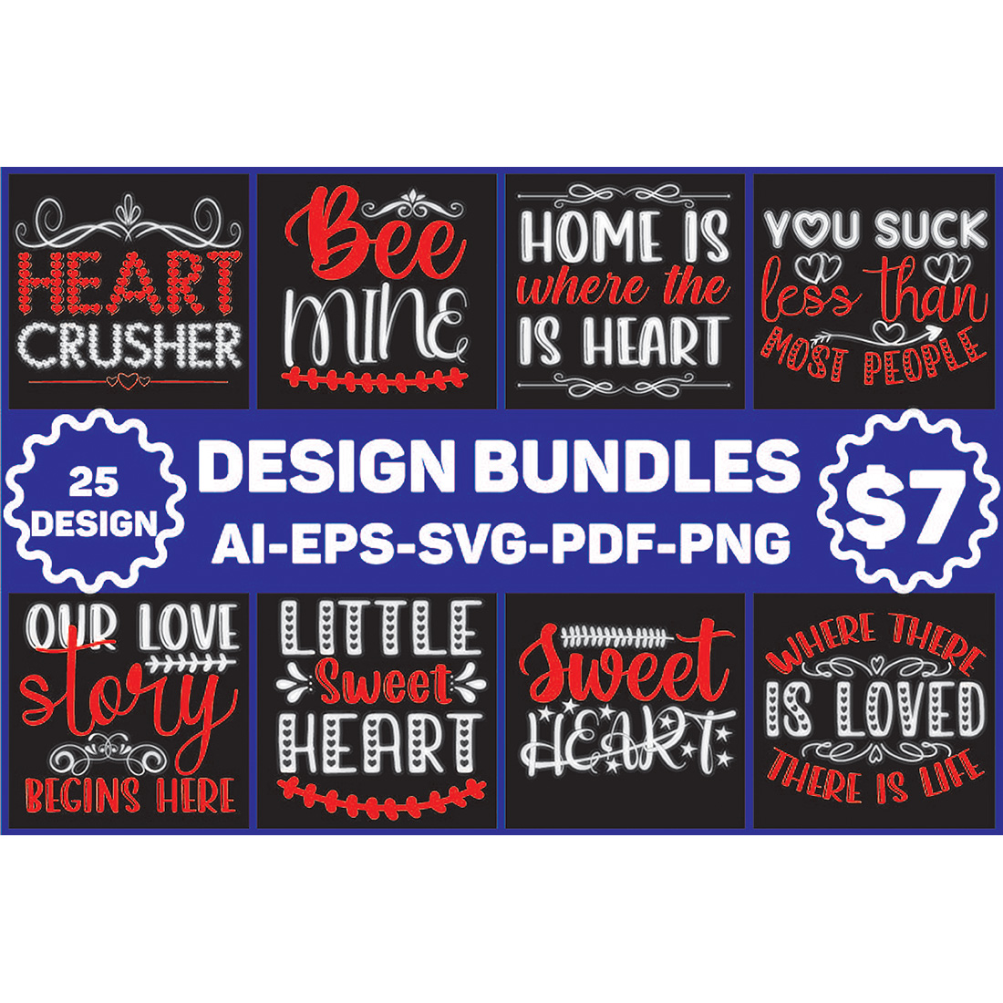 Valentine Designs Bundle cover image.