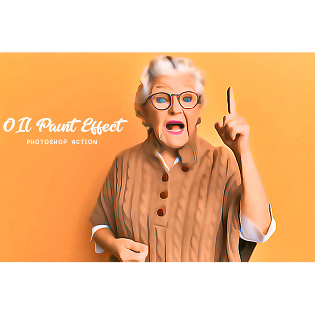 OIl Paint Effect Action MasterBundles