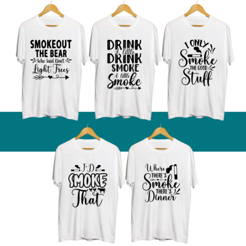 American Smokout SVG T Shirt Designs Bundle cover image.