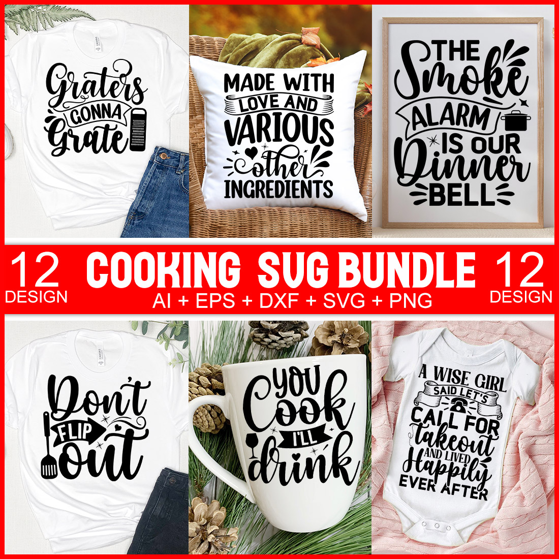 cooking svg bundle cover image.