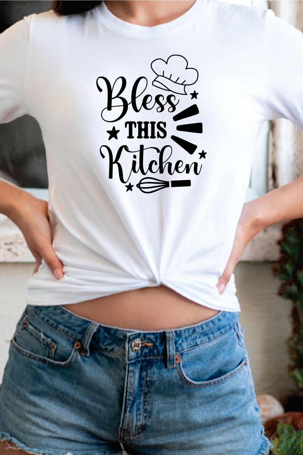 bless this kitchen svg pinterest preview image.