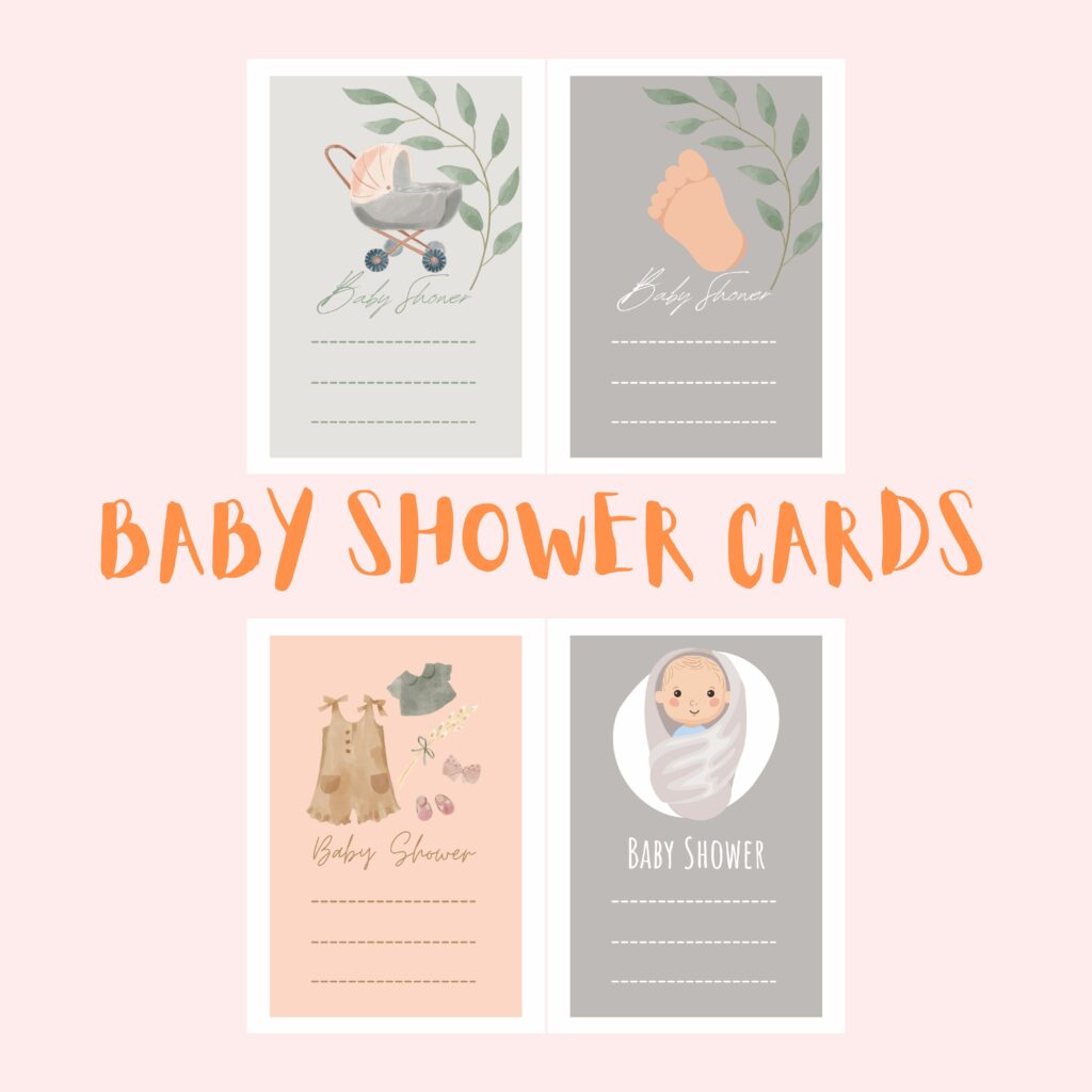 baby shower cards bundle - MasterBundles