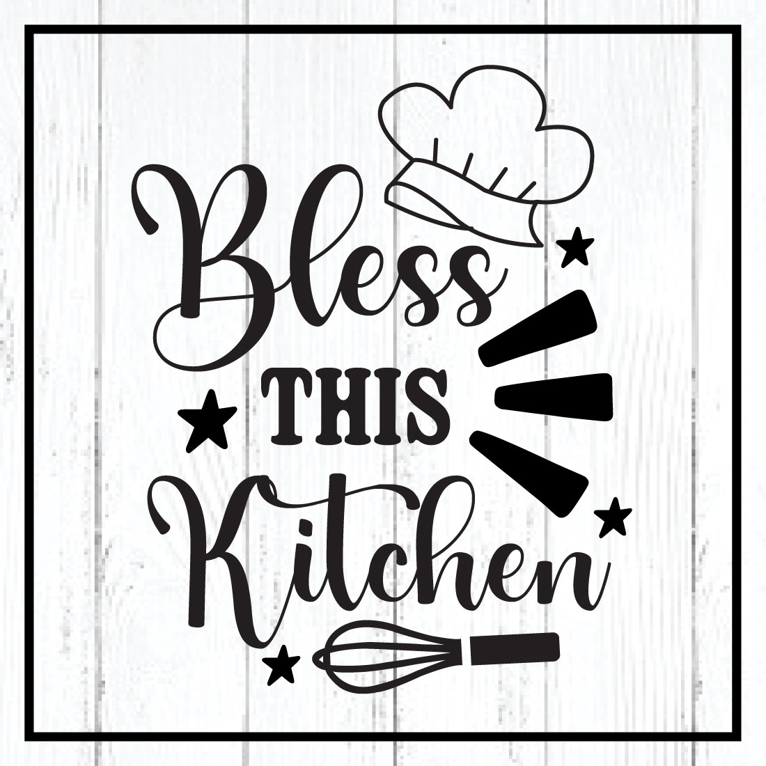 My Kitchen My Rules, Funny Kitchen Sign SVG, Kitchen Decor