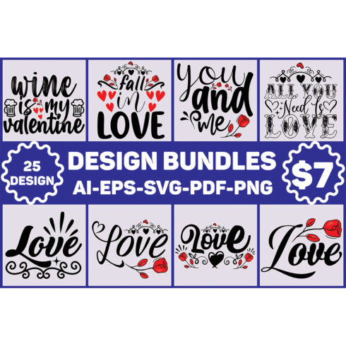 Valentine Designs Bundle cover image.