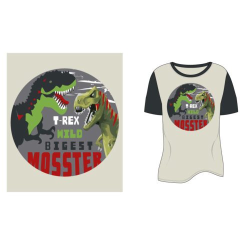 T-rezx Wild Biggest Monster t Shirt Design cover image.