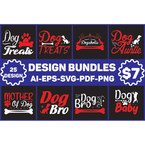 Dog Designs Bundle cover image.