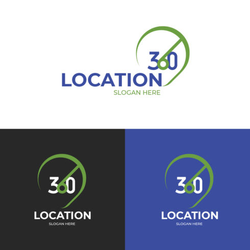 Location 360 logo design cover image.