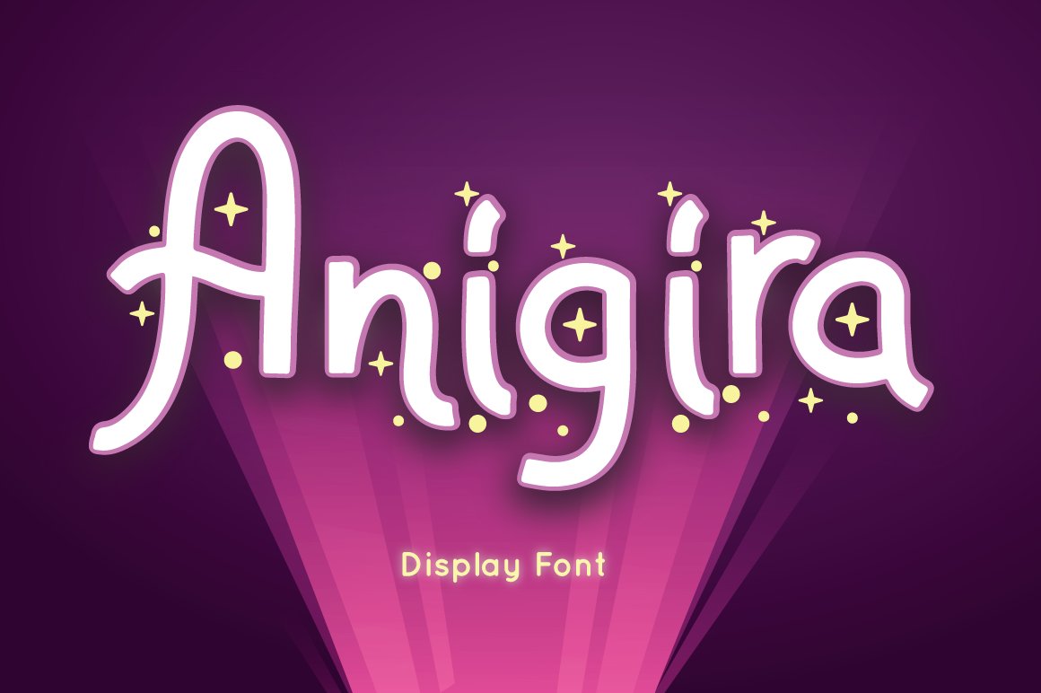 Anigira - Display Font cover image.