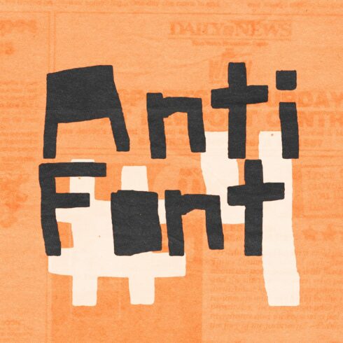 Anti-Font #4 cover image.