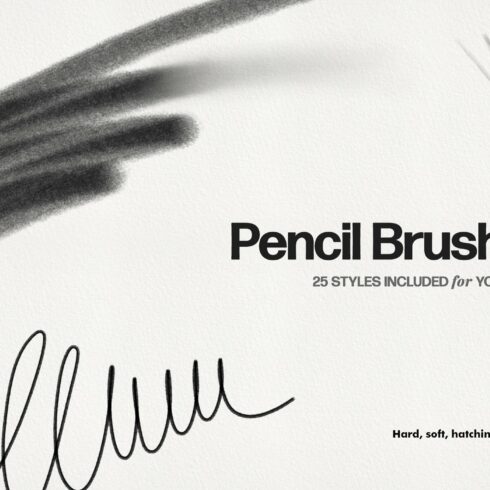 Basic Pencil Photoshop Brushescover image.