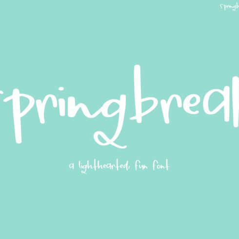 Springbreak Font cover image.