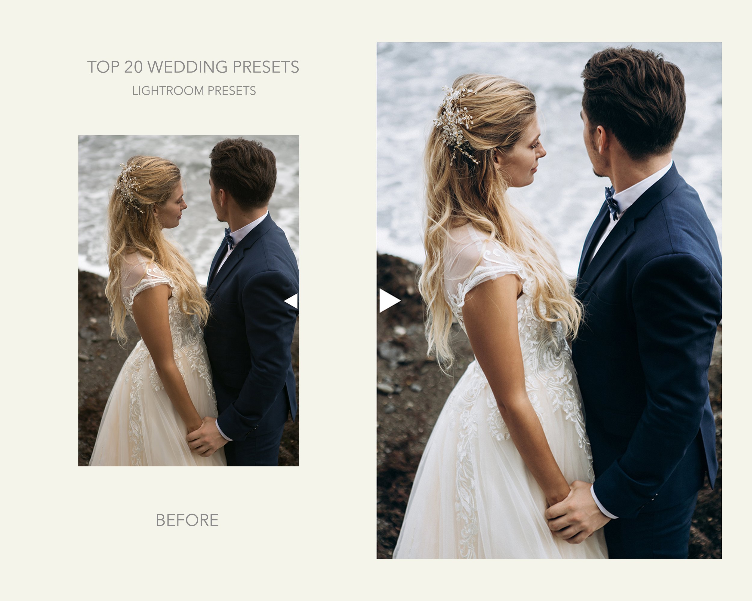 TOP 20 Lightroom Wedding Presetspreview image.
