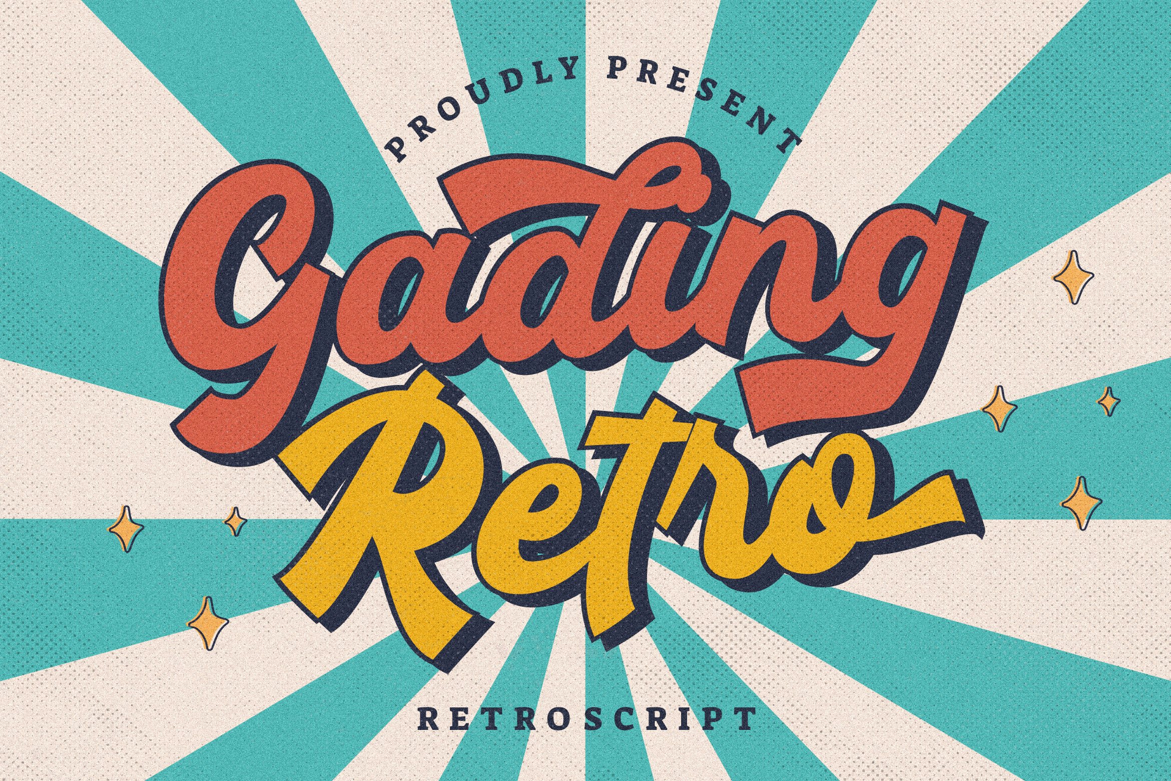 Gading Retro Bold Script cover image.