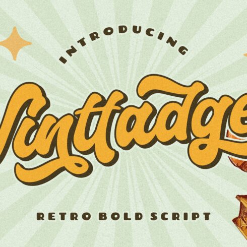 Vinttadge Retro Bold Script cover image.